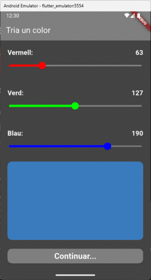 Pantalla principal