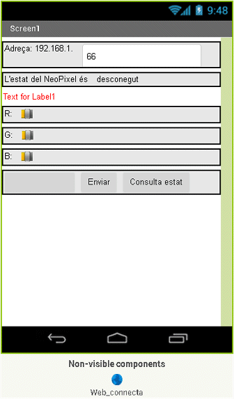 Disposició dels elements