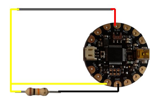 connexió del sensor d'estirament