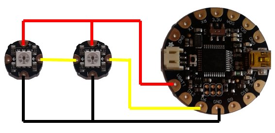 Connexi&oacute; de NeoPixels